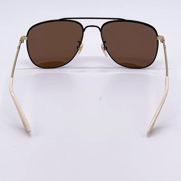 Sale! New Gucci Unisex 57mm Black and Brown Sunglasses! - Picture 7 of 8